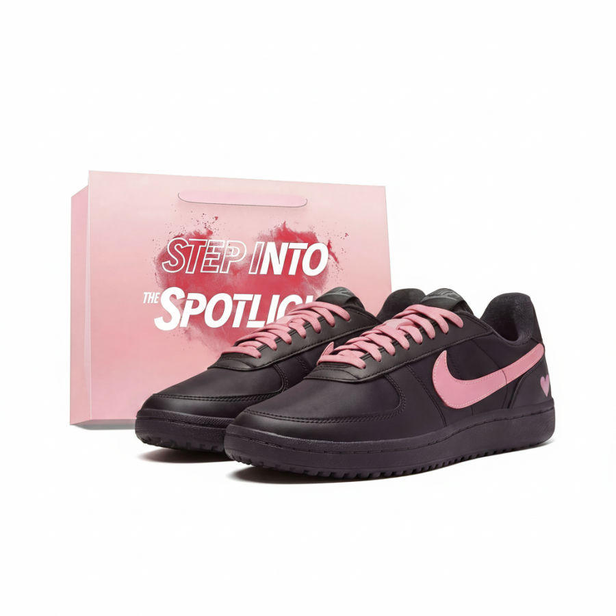Nike Nike Field General '82 Skateboard Shoes Women's Low Top Pink, Black