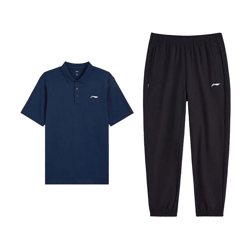 Li-Ning Li Ning Casual Sportswear Men's Polo Collar Thin