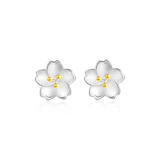 ZSY 925 Sterling Silver Stud Earrings Women's Box