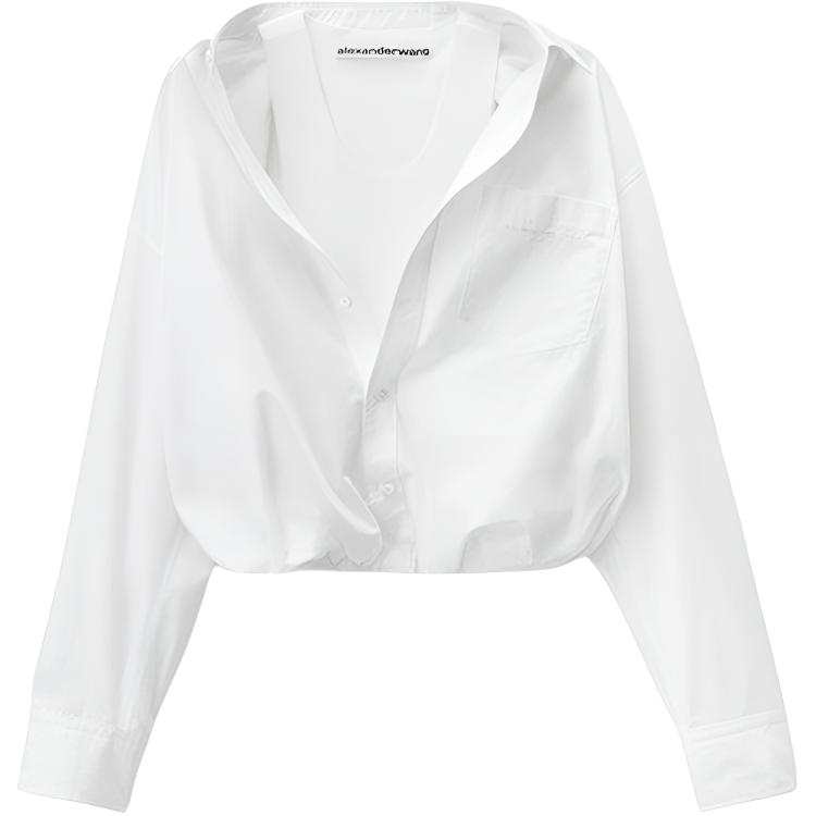 Alexander Wang Shirts Women's White Camisole Moderate Straight Fit