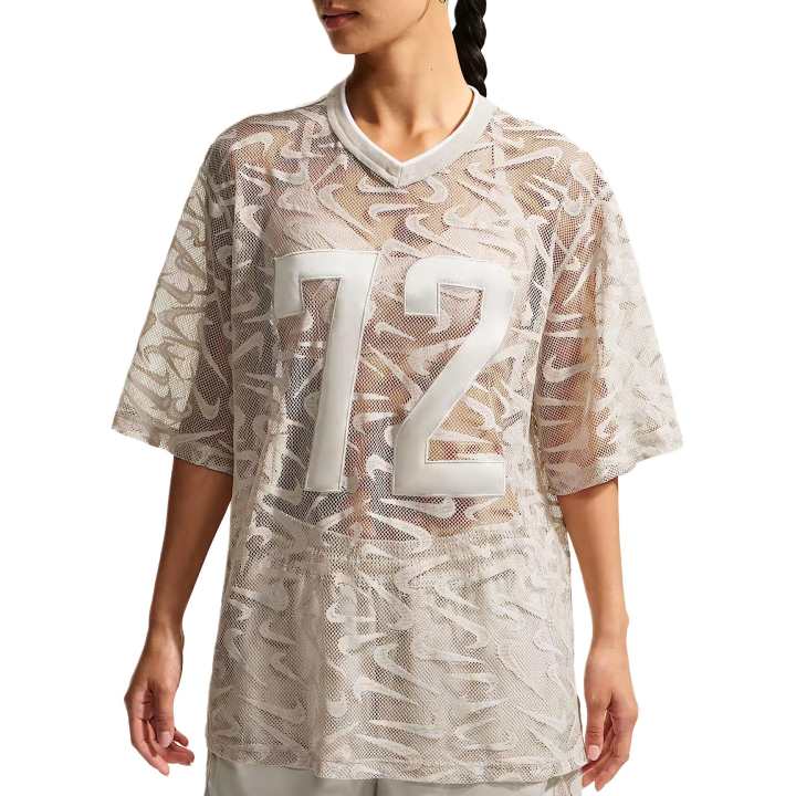 Nike Nike Sportswear T Shirts Women's Milk White II/Light Bone/White V Neck Moderate