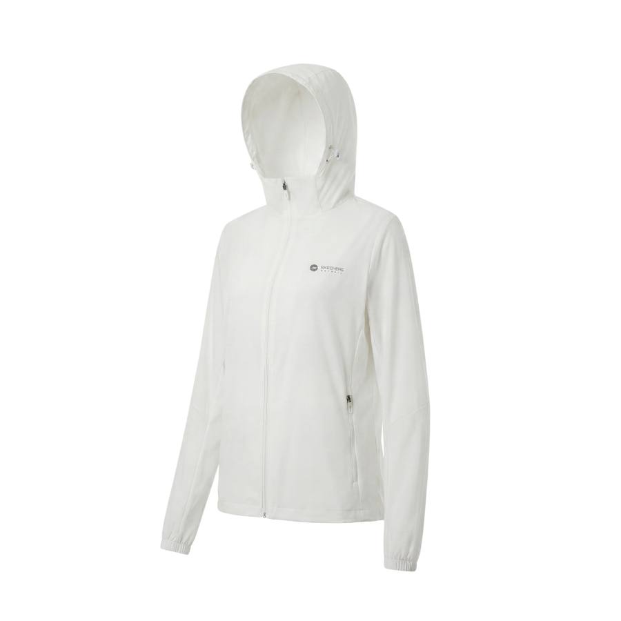 Skechers Cooling Collection Sun Protection Jackets Women's Hooded Non Detachable Thin Straight Fit