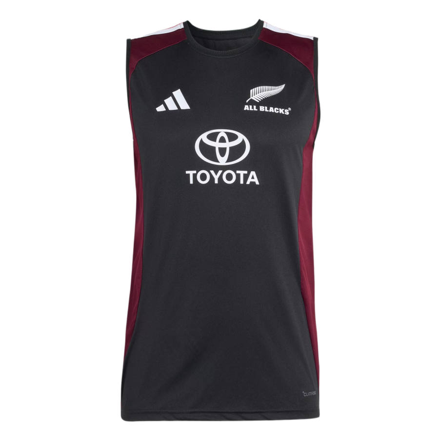 Adidas Adidas Tank Tops Men's All Black/Burgundy Crew Neck Moderate Other