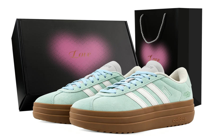 Adidas Adidas VL Court Bold German Army Trainers Women's Low Top Cyan/White