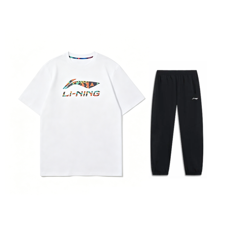 Li-Ning Li Ning Casual Sportswear Men's Crew Neck Moderate