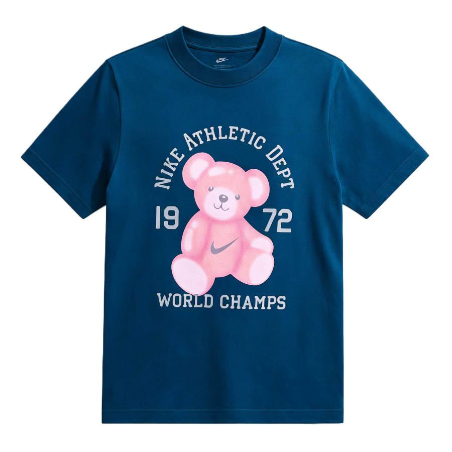 Nike Nike Sportswear T Shirts Women's Violet Blue Crew Neck