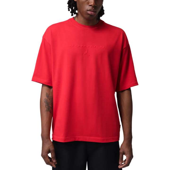 Jordan Jordan Flight T Shirts Men's University Red Crew Neck