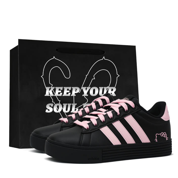 Adidas Adidas Daily 4.0 Skateboard Shoes Unisex Low Top Pink