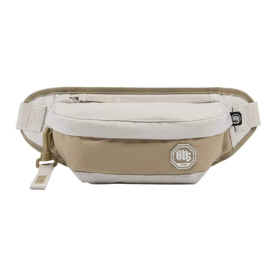 Li-Ning Li Ning Basketball Collection Sling Bags Ocher Khaki & Heron White & Gray
