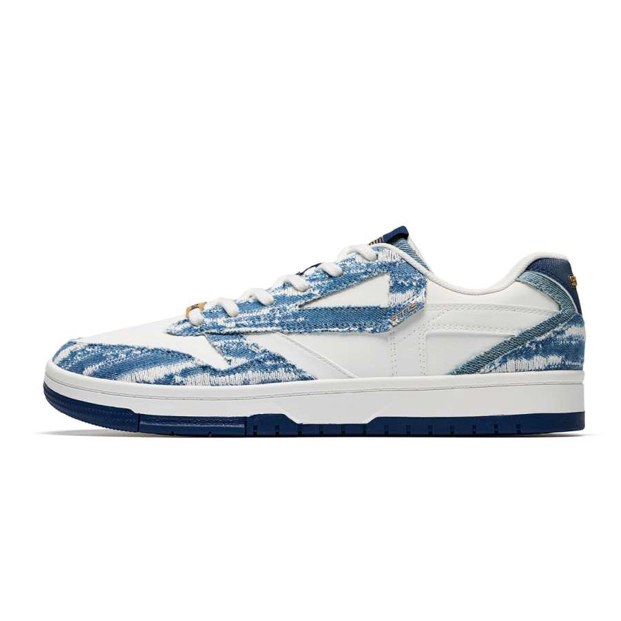 ANTA STG2.0 Skateboard Shoes Men's Low Top Papyrus White
