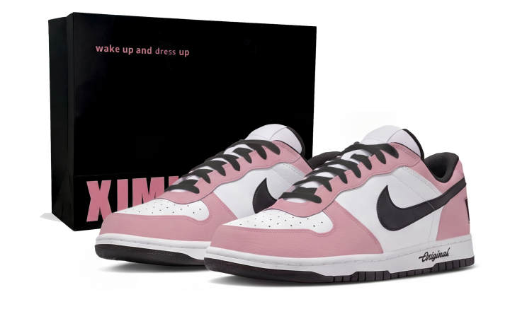 Nike Nike Big Skateboard Shoes Men's Low Top Black/Pink