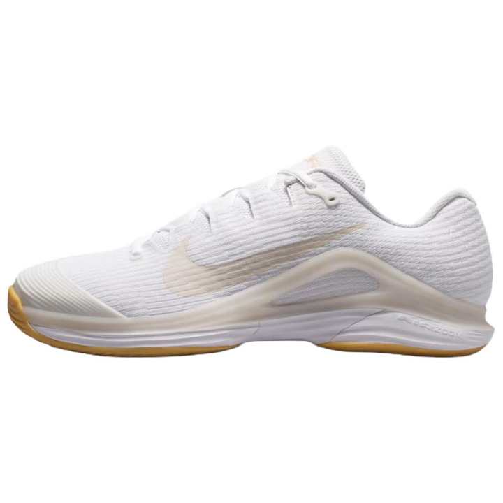 Nike Nike Vapor 12 Tennis Shoes Men's Low Top White/Peak White/Linen/Light Orewood Brown