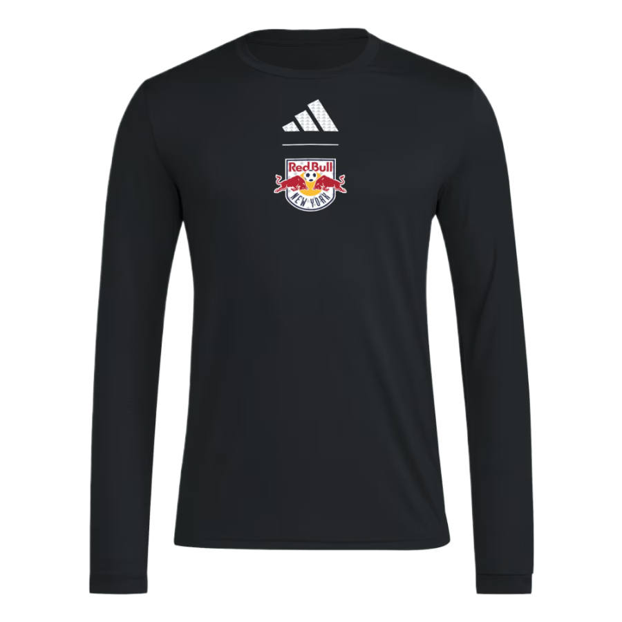 Adidas Adidas New York Red Bulls Soccer Jerseys Men's Black Crew Neck Moderate