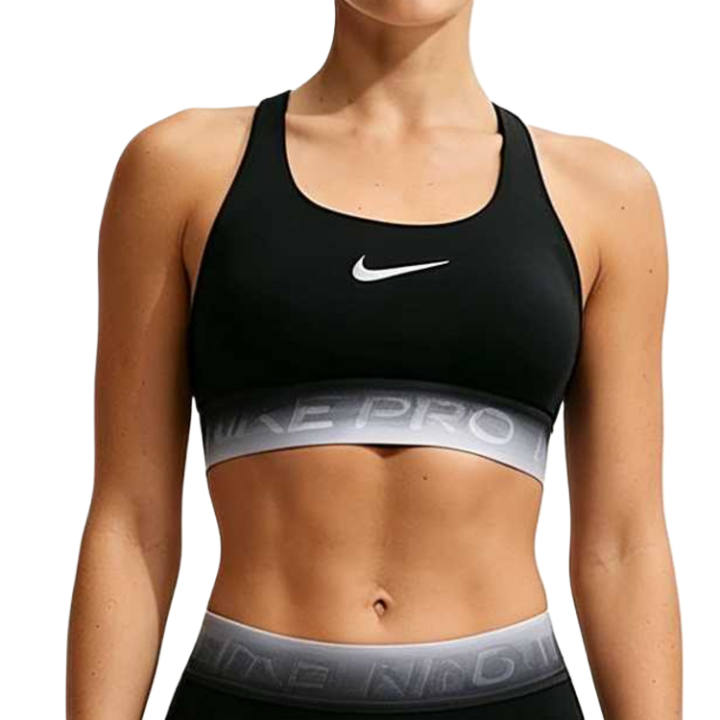 Nike Nike Pro Sports Underwear Women's Black/Black/Ghost Gray/Smoke Gray Moderate