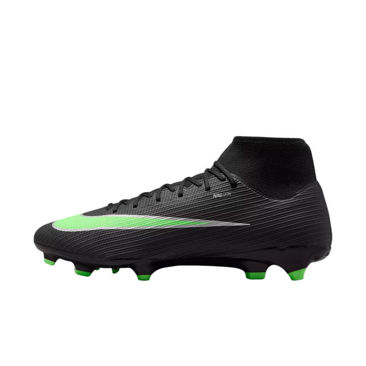 Nike Nike Mercurial Superfly 11 Soccer Shoes Unisex High Top Black/Black/Multicolor Green