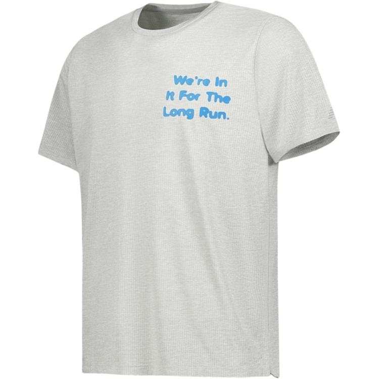 New Balance New Balance T Shirts Men's Crew Neck Moderate Straight Fit