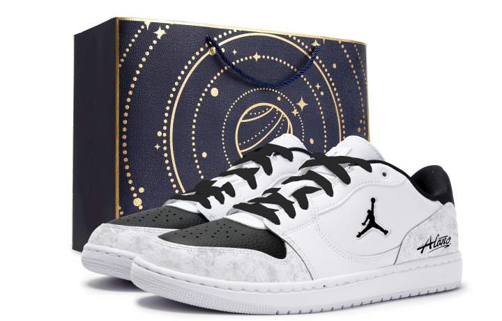 Jordan Jordan COURT CONNECT Skateboard Shoes Men's Low Top White/Black/Gray