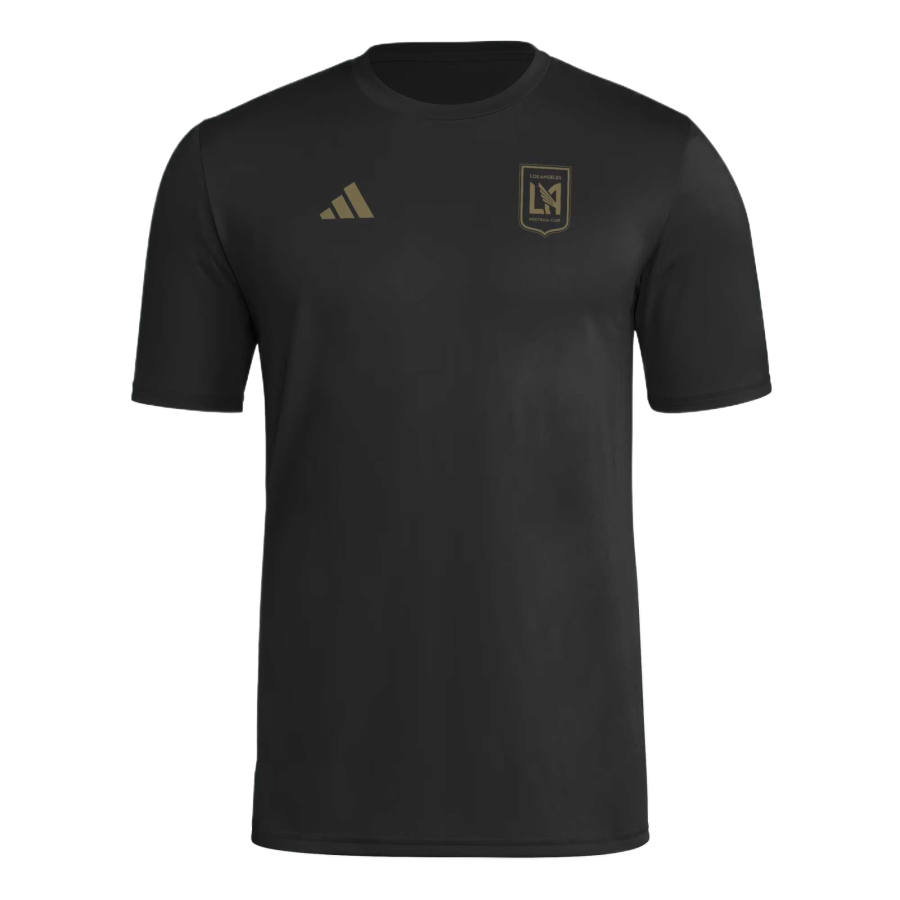 Adidas Adidas Los Angeles Soccer Jerseys Men's Black Crew Neck Moderate