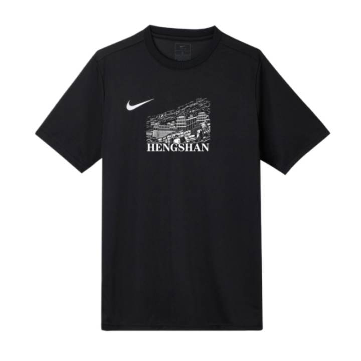 Nike Nike T Shirts Unisex Black Crew Neck Moderate Straight Fit
