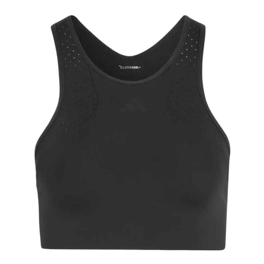 Adidas Adidas Sports Underwear Women's Black Crew Neck Moderate