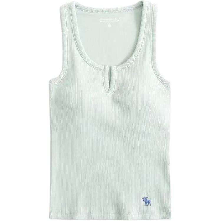 Abercrombie&Fitch Tank Tops Women's Turquoise Other