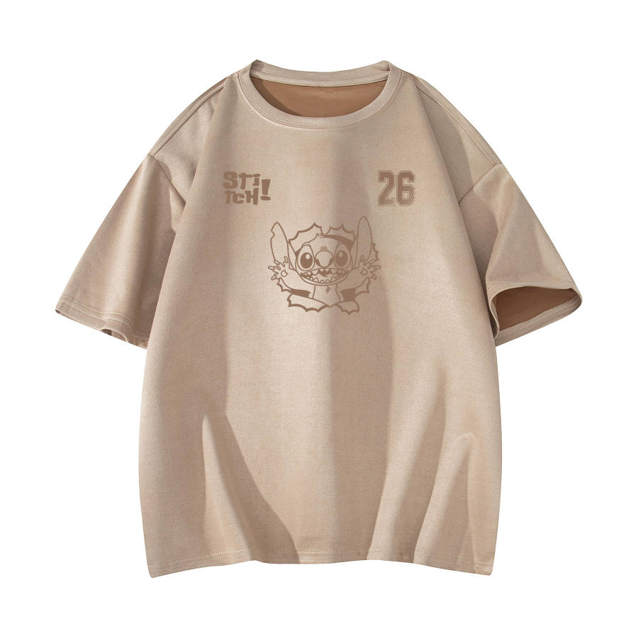 Disney T Shirts Unisex Crew Neck Moderate Straight Fit