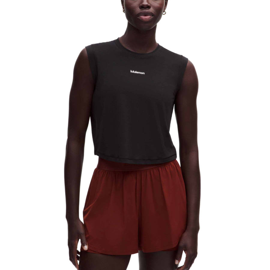 Lululemon Soft Jersey Sleeveless Sports Shirts Women's Crew Neck