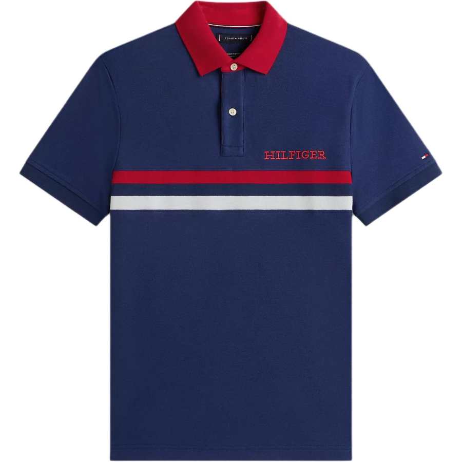 Tommy Hilfiger Polo Shirts Men's Marine Blue Moderate