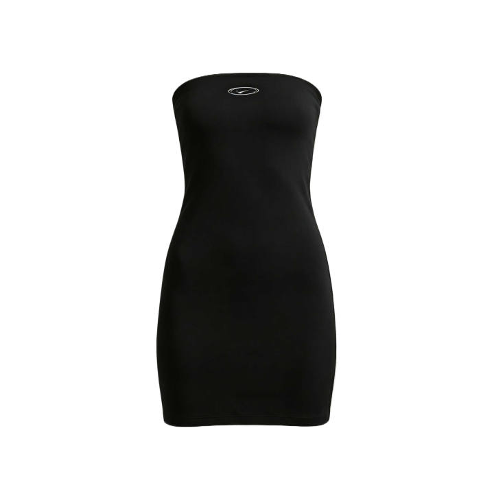 Nike Nike Sportswear Sleeveless Dresses Women's Black/Metallic Silver Moderate
