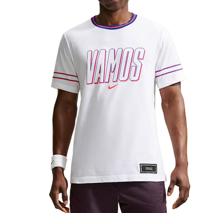 Nike Nike Tennis Tops Men's White Crew Neck Moderate