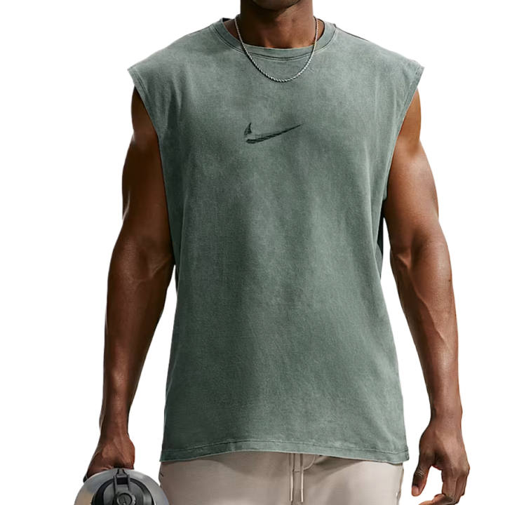 Nike Nike Tank Tops Men's Green Camouflage/Light Army Green Crew Neck Moderate Other