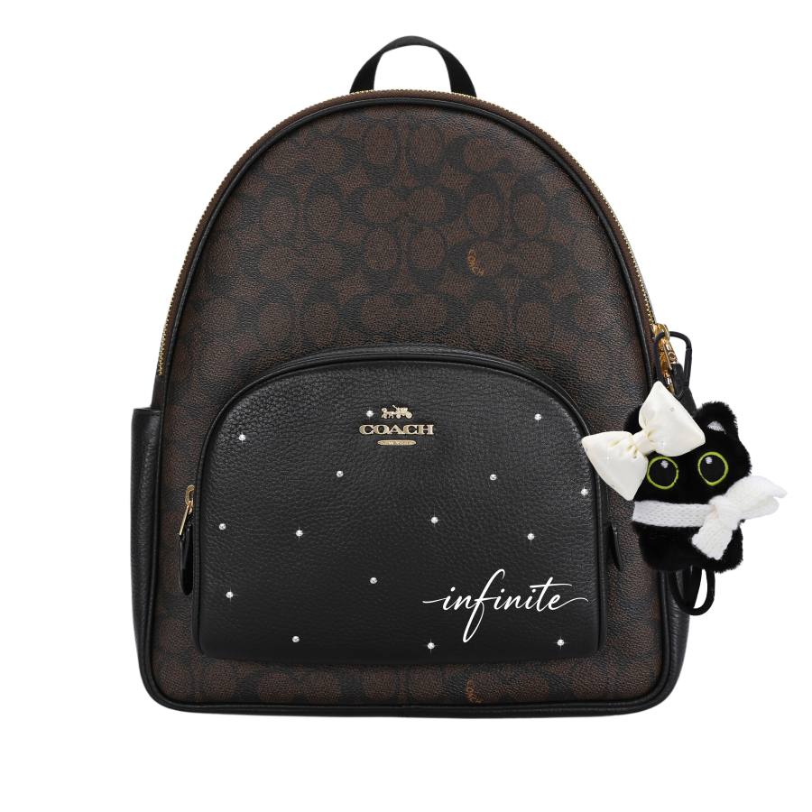 COACH COACH Court Backpacks Black Cat Star