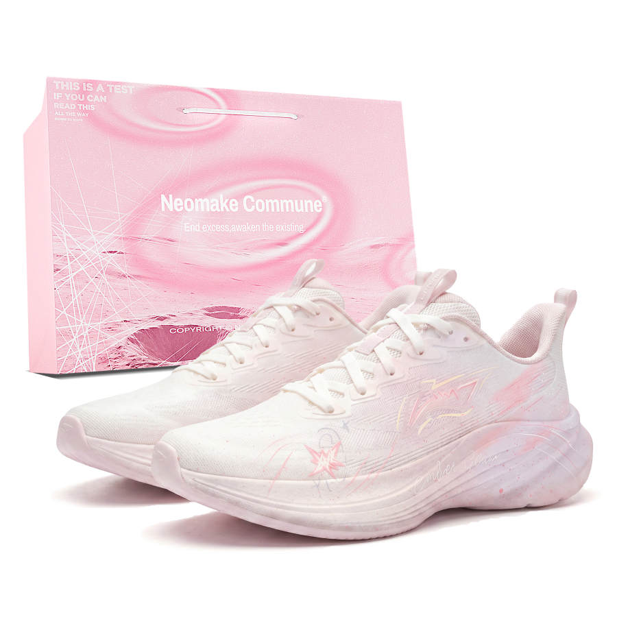 Li-Ning Li Ning Light Breeze Running Shoes Women's Low Top White