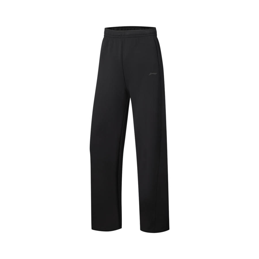 Li-Ning Li Ning Fitness Series Casual Pants Women's Black Moderate Straight Fit Pants