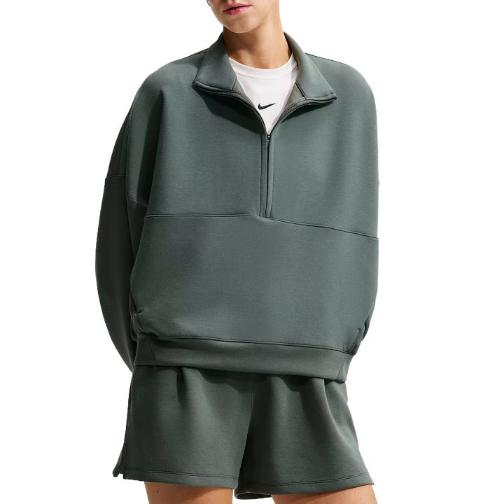 Nike Nike Sweatshirts Women's Green Camouflage/Outdoor Green Lapel Moderate