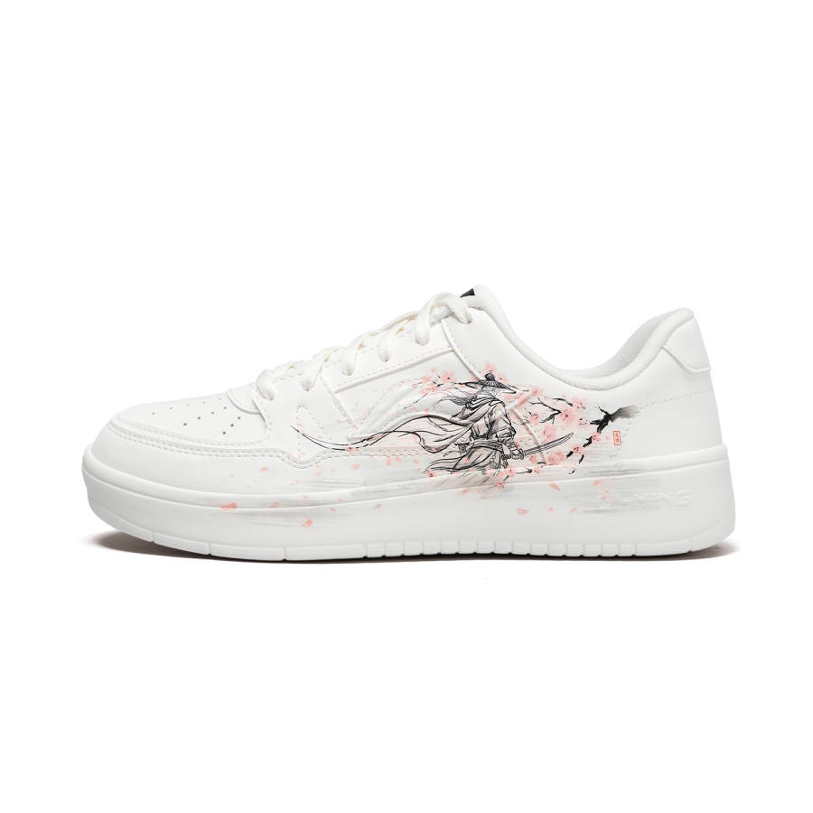 Li-Ning Li Ning January 1.0 Skateboard Shoes Men's Low Top White