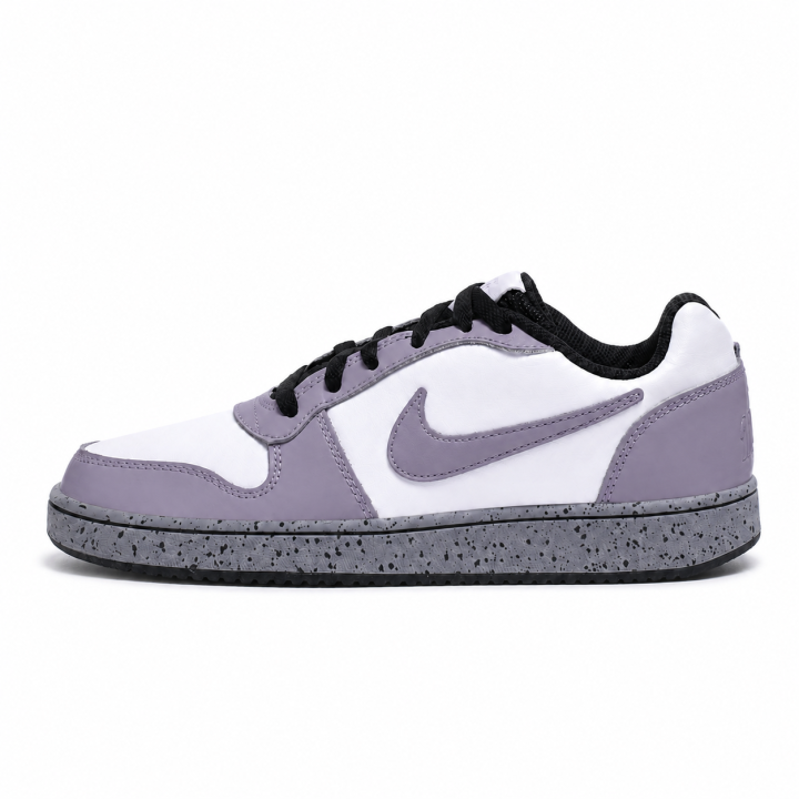 Nike Nike EBERNON Skateboard Shoes Men's Low Top White Purple