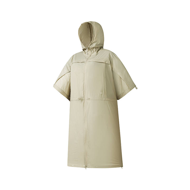 FILA Fitness Jackets Women's Mixing Khaki Hooded Non Detachable Moderate Straight Fit