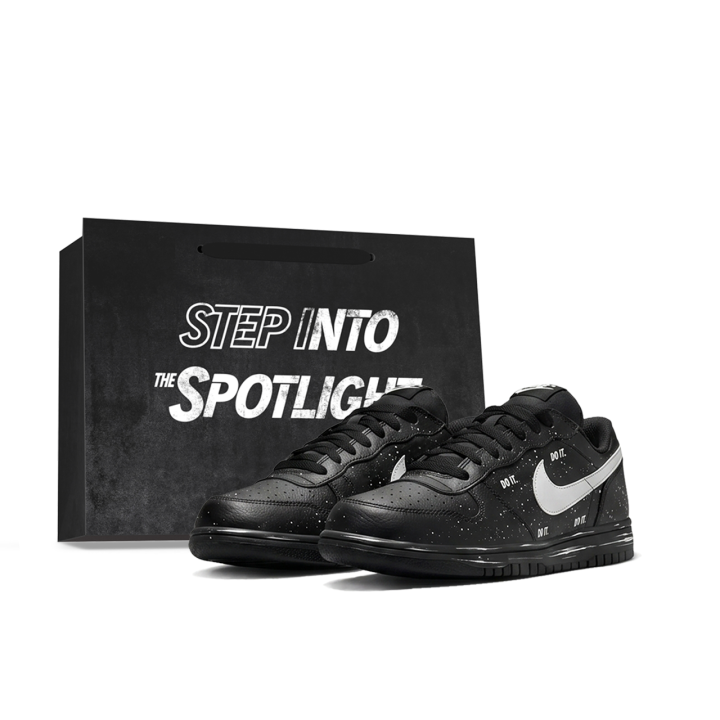 Nike Nike Big Skateboard Shoes Unisex Low Top Black/White