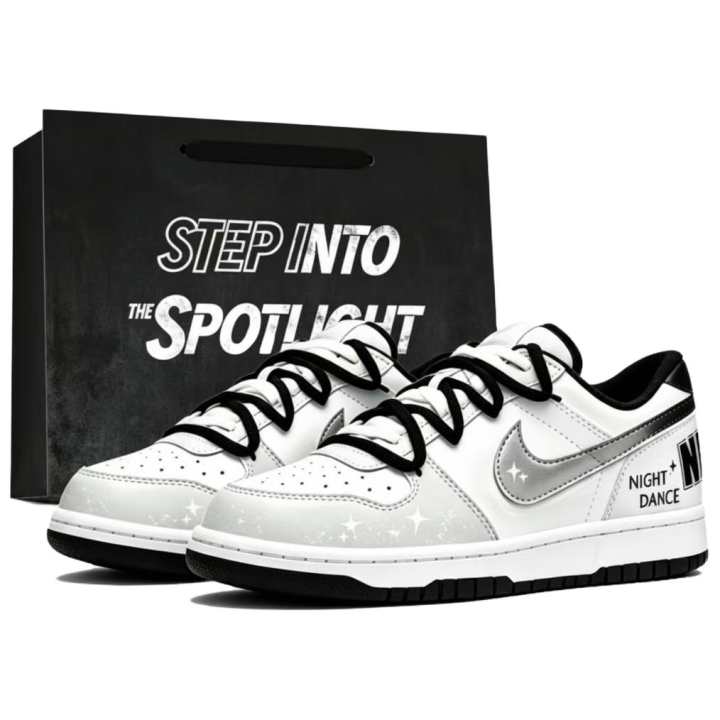 Nike Nike Big Skateboard Shoes Unisex Low Top Light Gray
