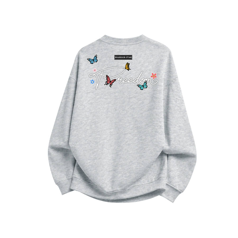 WARRIOR Sweatshirts Unisex Crew Neck Moderate Straight Fit