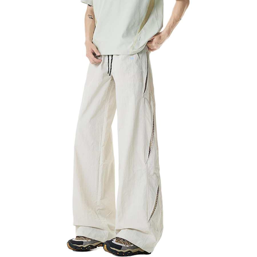 WARRIOR WARRIOR Casual Pants Unisex Thin Wide Leg Pants