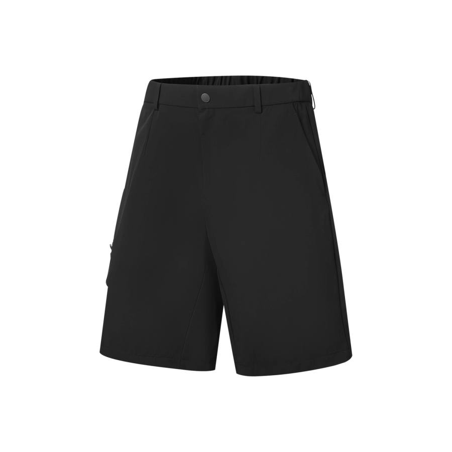 Li-Ning Li Ning Gold Logo | Sports Shorts Men's Black Moderate