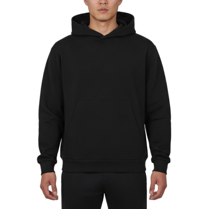 Nike Nike Sweatshirts Men's Black Hooded Non Detachable Moderate