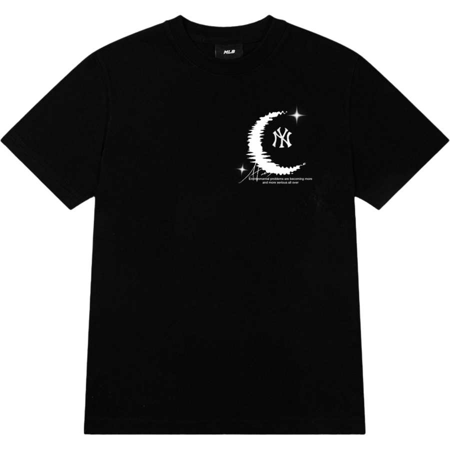 MLB New York Yankees T Shirts Unisex Black Crew Neck
