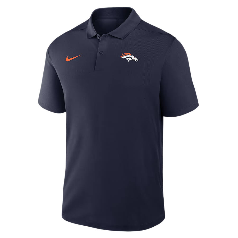 Nike Nike NFL Polo Shirts Men's Marine Blue Polo Collar Moderate