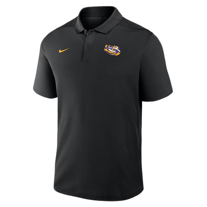 Nike Nike Dri Fit College Polo Shirts Men's Black Polo Collar Moderate