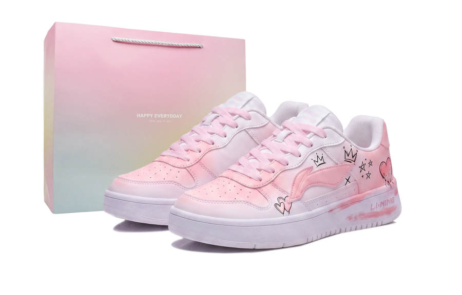 Li-Ning Li Ning Floating Boat Skateboard Shoes Women's Low Top White