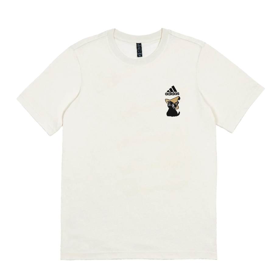 Adidas Adidas MUST HAVES T Shirts Unisex White Crew Neck Thin Straight Fit