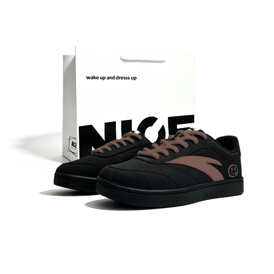 ANTA Active Skateboard Shoes Men's Low Top Brown